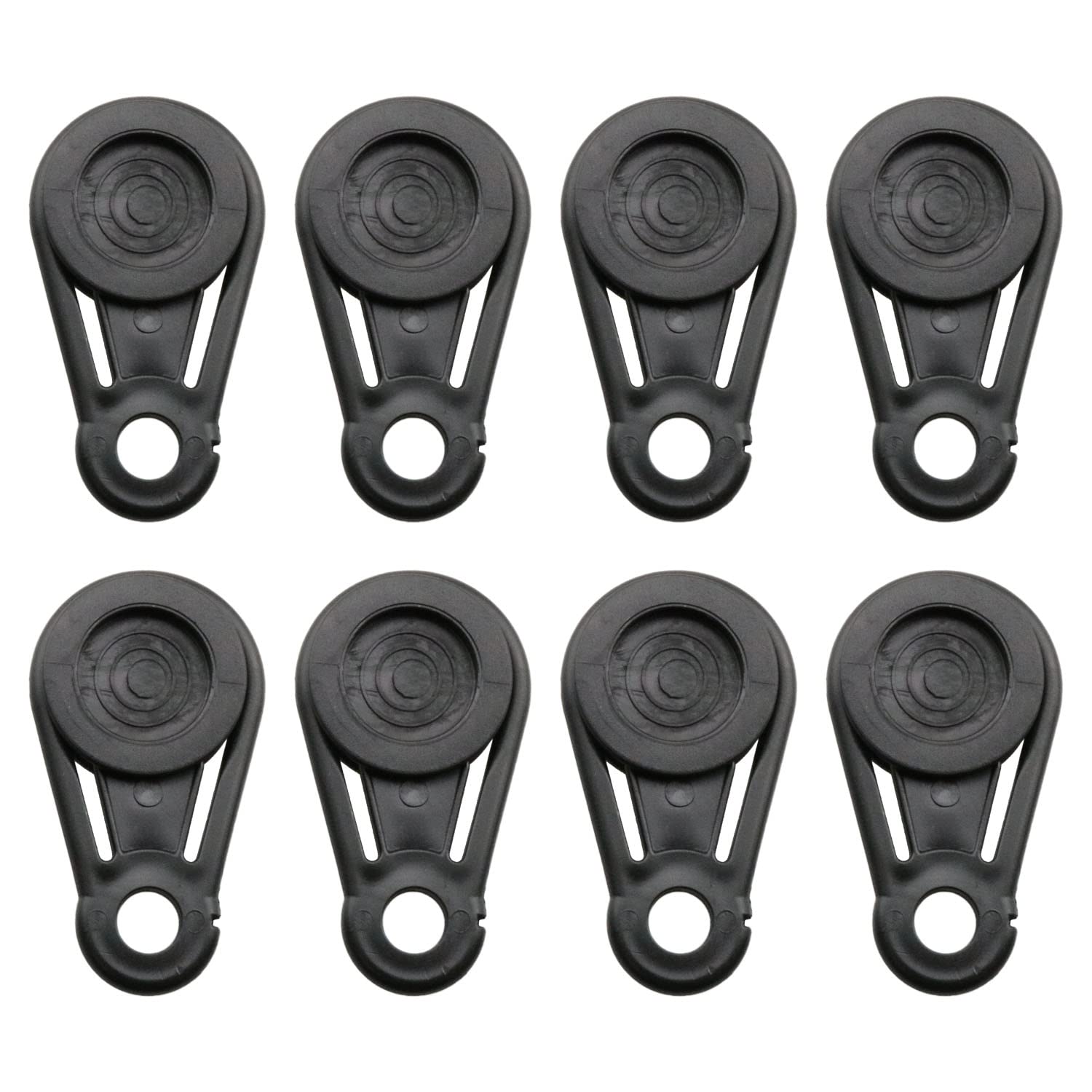 MEETOOT 8pcs Tarpaulin Movable Snaps Clip