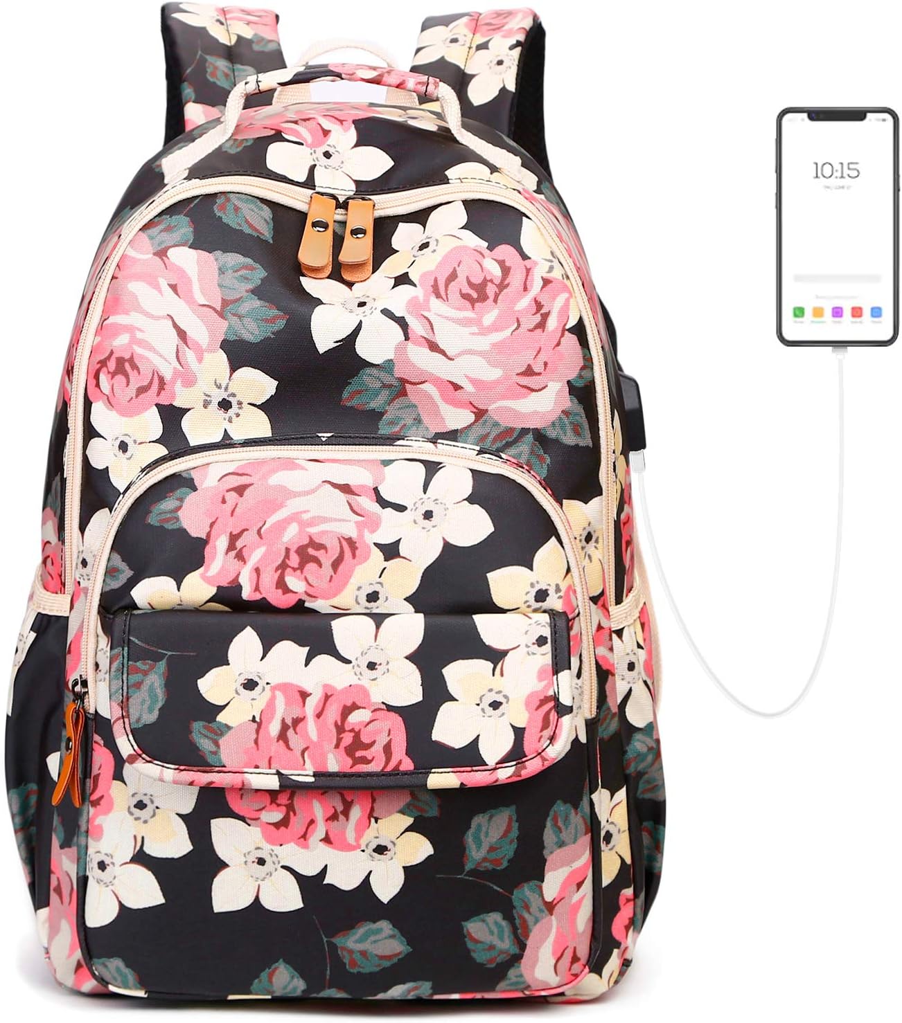 floral backpacks for school
