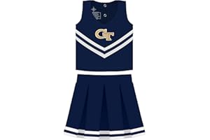 CREATIVE KNITWEAR College Baby Youth Cheerleader Dress-3 Piece Set Top/Skirt/Bloomer