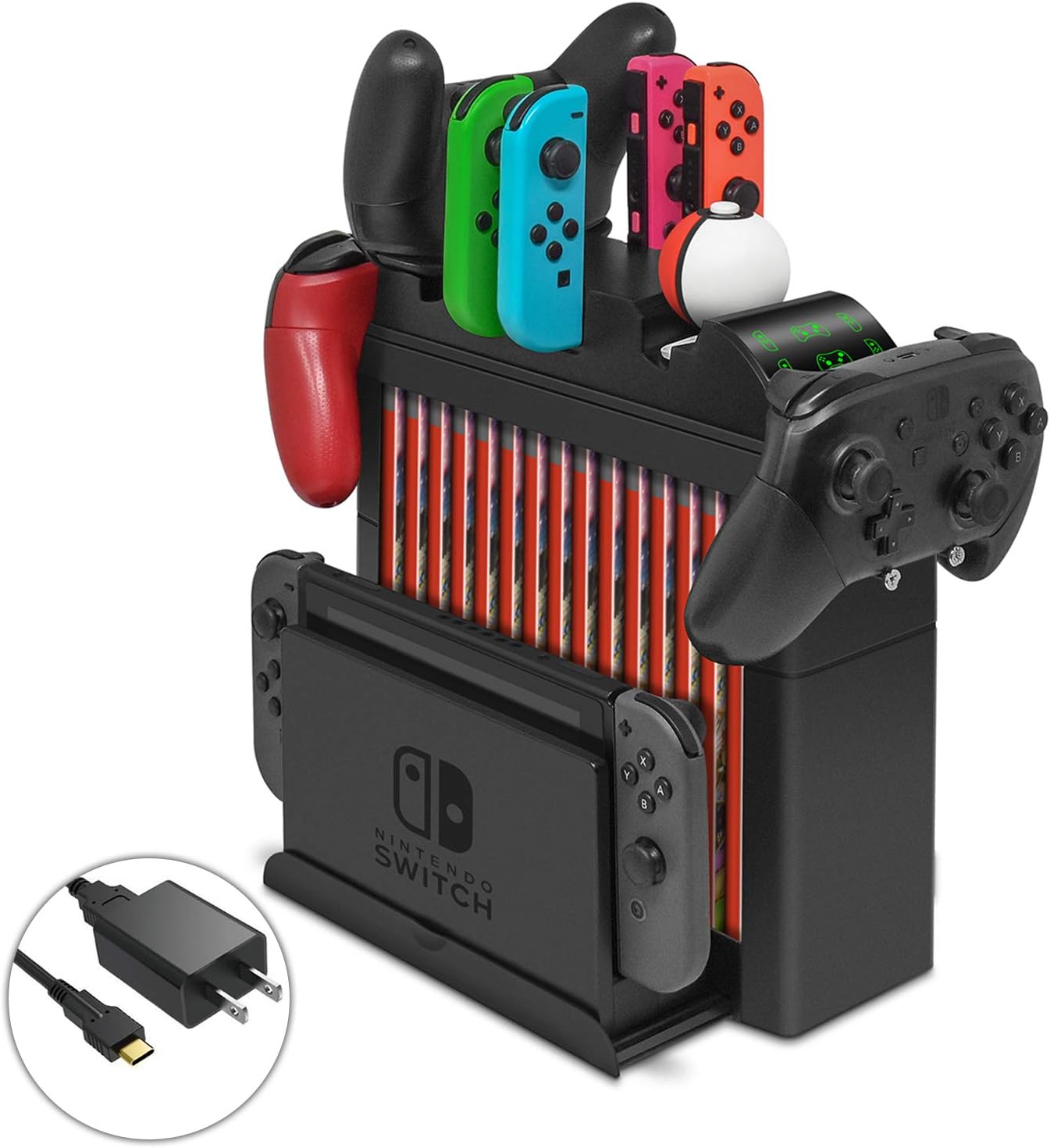 FYOUNG Charging Dock for Nintendo Switch Joy Cons, Pro Amazon.co.uk