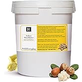 HalalEveryDay Raw African Shea Butter from Ghana, 100% Pure Unrefined Grade A Yellow Shea Butter for Skin & Hair, Deep Moisturizing Body & Hair Butter