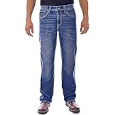 Axel Men's Slim Boot Cut Jeans - Harbor (Medium Wash) 40W X 32L