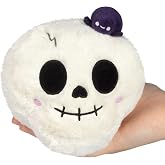 Squishable - Snugglemi Snackers Skull - Spooky Collection - 5.5 in - Soft Toy Collectible Stuffed Animal - Beans