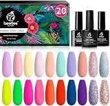 Beetles Gel Polish Set 20 Colors Pastel Neon 5ml + Base/Top Coats 7.5ml view 9