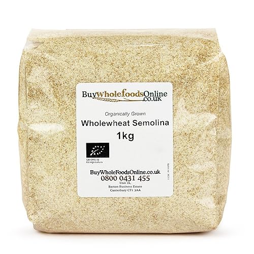 Organic Durum Wheat Semolina Flour, 1kg Amazon.co.uk Grocery