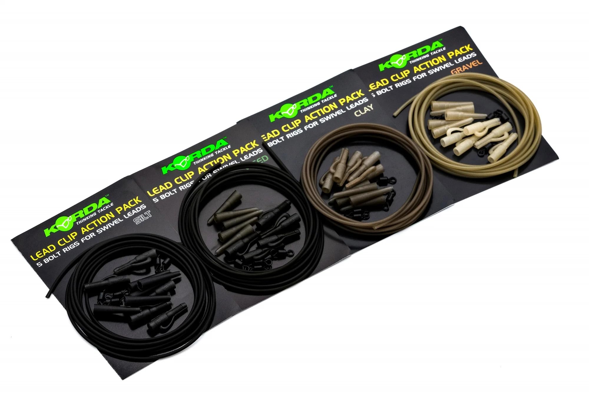 Korda Lead Clip Action Packs - Silt