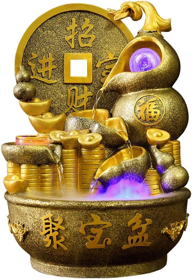 Indoor Fountains Indoor Waterfall Fountain Golden