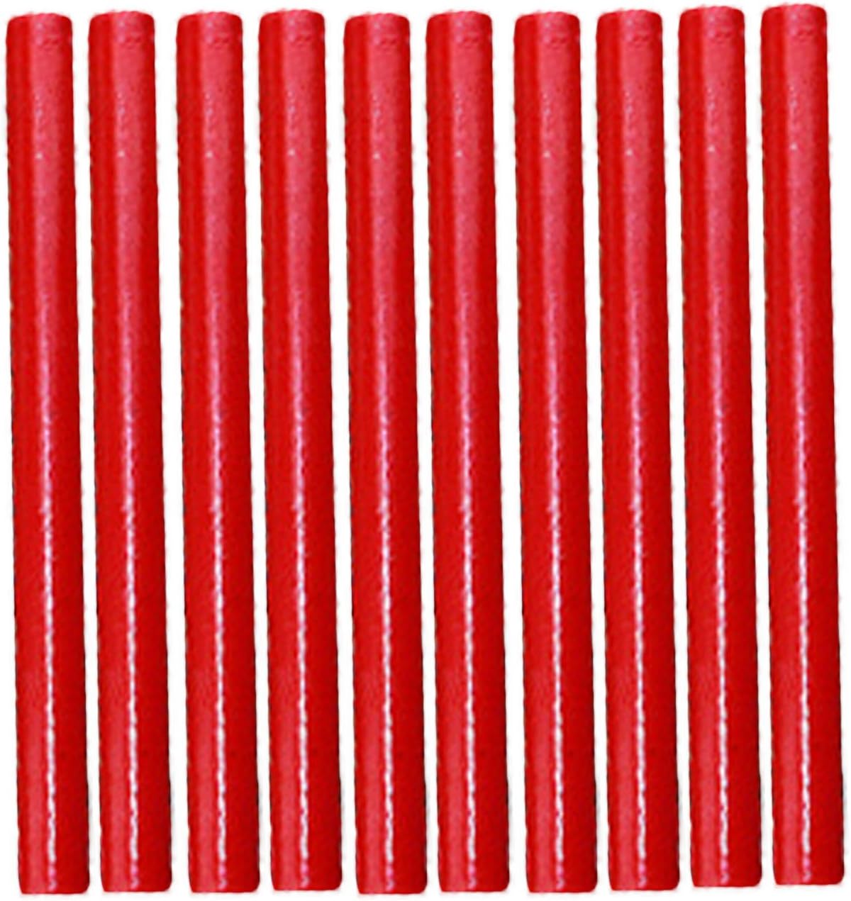 10pcs Mini Flexible Glue Gun Sealing Wax Stick for Retro Vintage Wax Seal Stamp Invitations Envelope Letter Red