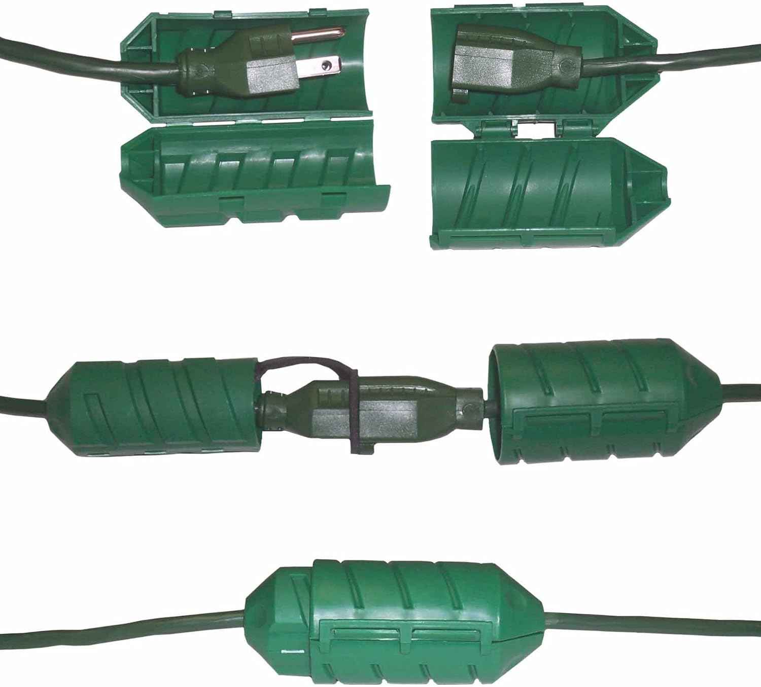 FARM INNOVATORS INC Farm Innovators Model CC-2 Connect Water-Tight Cord Lock-Green : Extension Cords : Garden & Outdoor