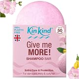 KinKind Give me MORE Shampoo Bar for Curly Damaged Frizzy Hair 50g UK Made view 8