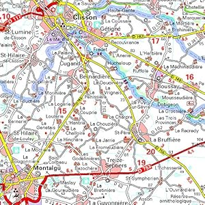 Michelin Map France: Loire Valley 517 (1:200K) (Maps/Regional (Michelin)) (English and French Edition)