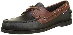 Sebago Men's Boat Shoes, Multicolour Dk Brown Black