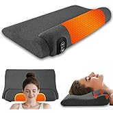 Spongiduits 3-in-1 Neck Massager Pillow | Relieves Neck Hump & Shoulder Pain - Heating, Vibration & Airbag Lift for Deep Tissue Comfort (Grey)