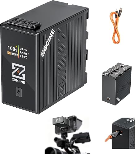 Amazon.com : ZGCINE BT-NPF970 Battery,9600mAh NP-F970 Replacement