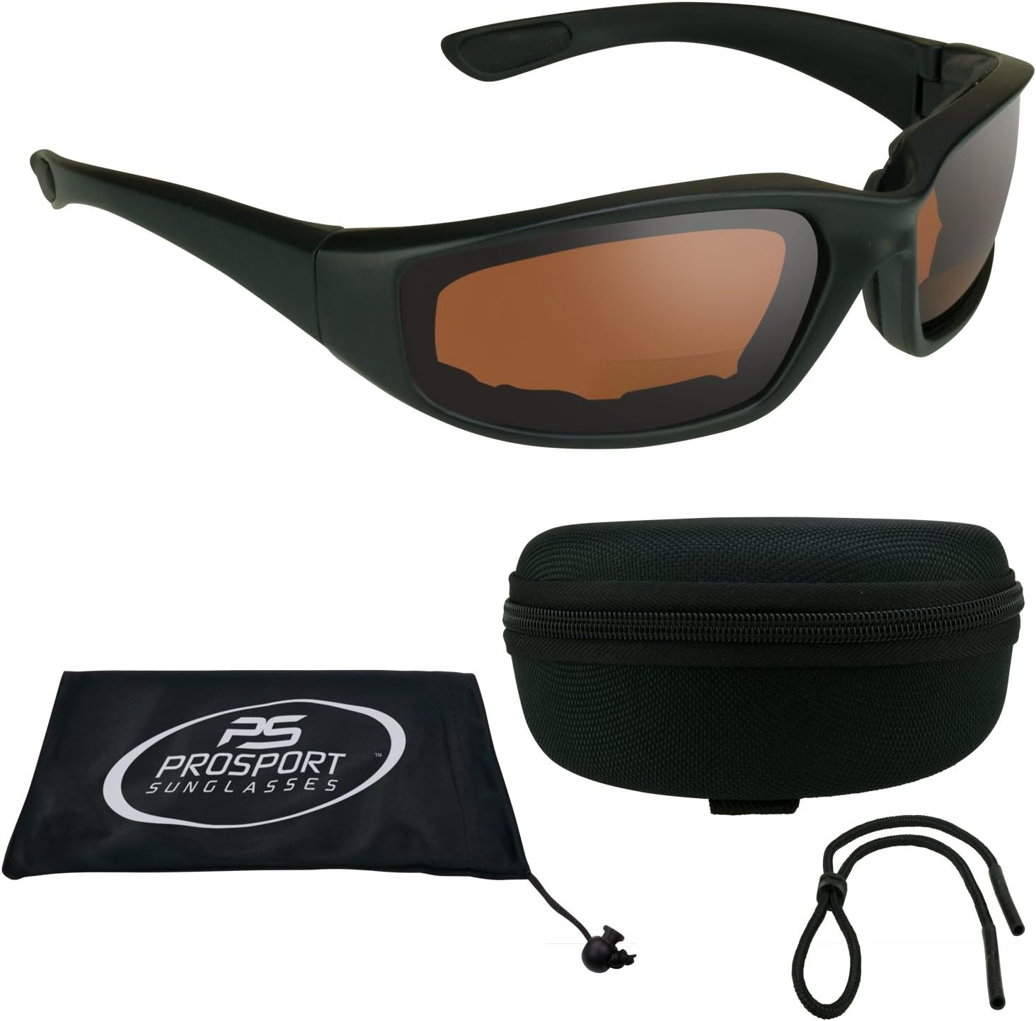 Z87 Motorcycle Bifocal Sunglasses Padded with Safety Blue