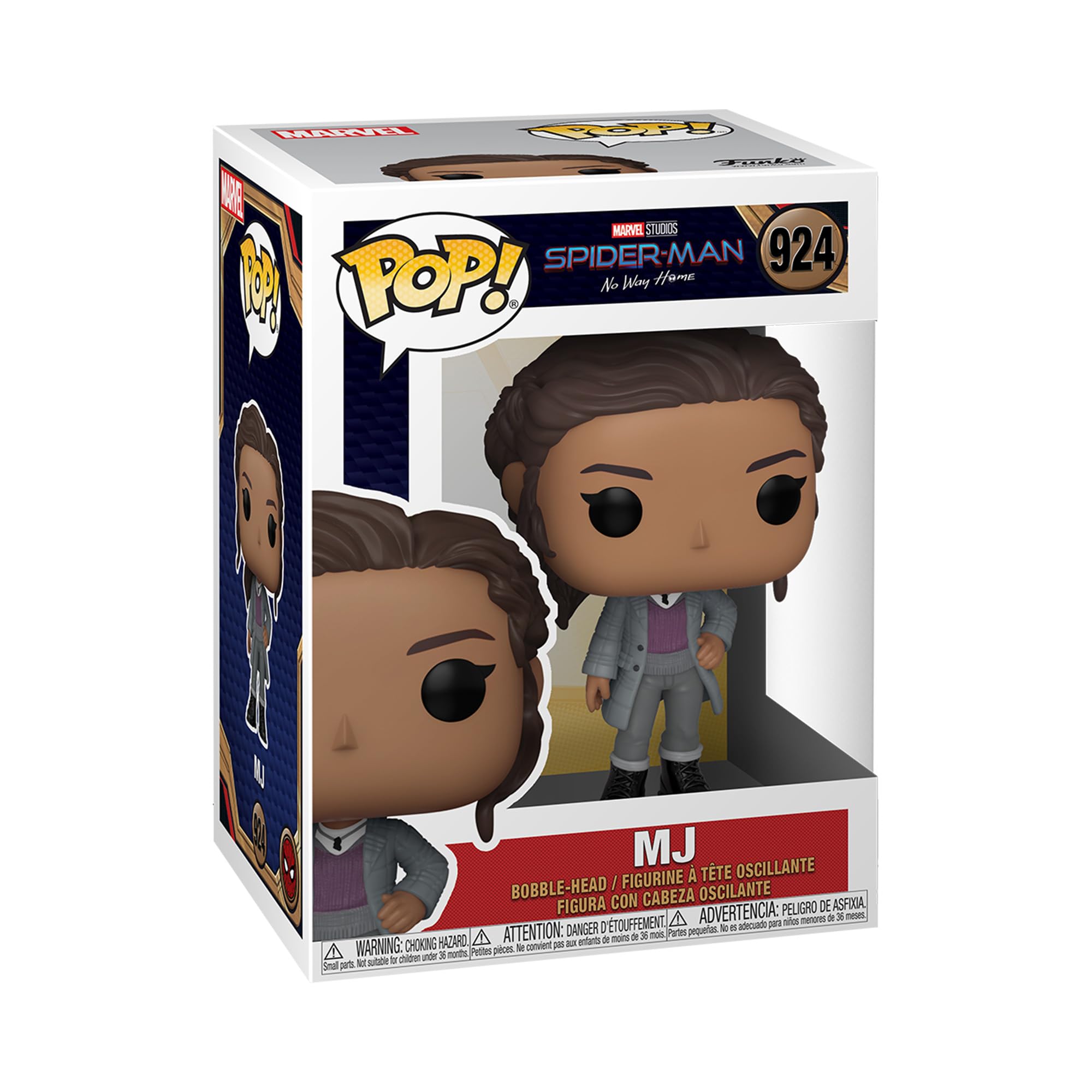 Funko Pop! Marvel: - MJ - Spider-man - Collectable Vinyl Figure - Gift Idea - Official Merchandise - Toys for Kids & Adults - Movies Fans - Model Figure for Collectors and Display