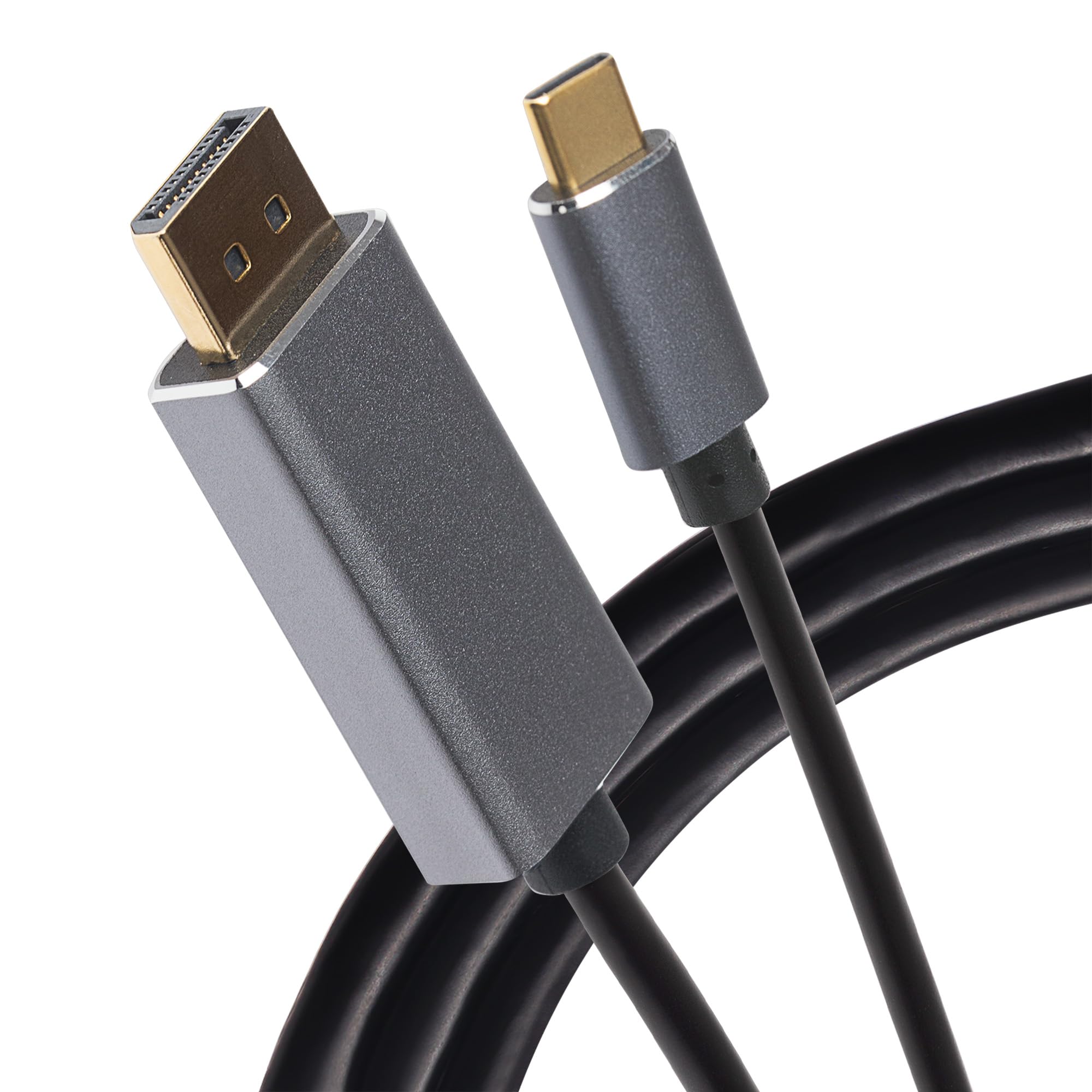 Maplin USB-C to DisplayPort Cable V1.4 8K 60Hz Gold Connectors, 1.8m
