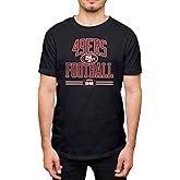 Hybrid Sports NFL Football Arch - Men's and Women's Short Sleeve T-Shirt - Size 2 X-Large San Francisco 49ers - Black