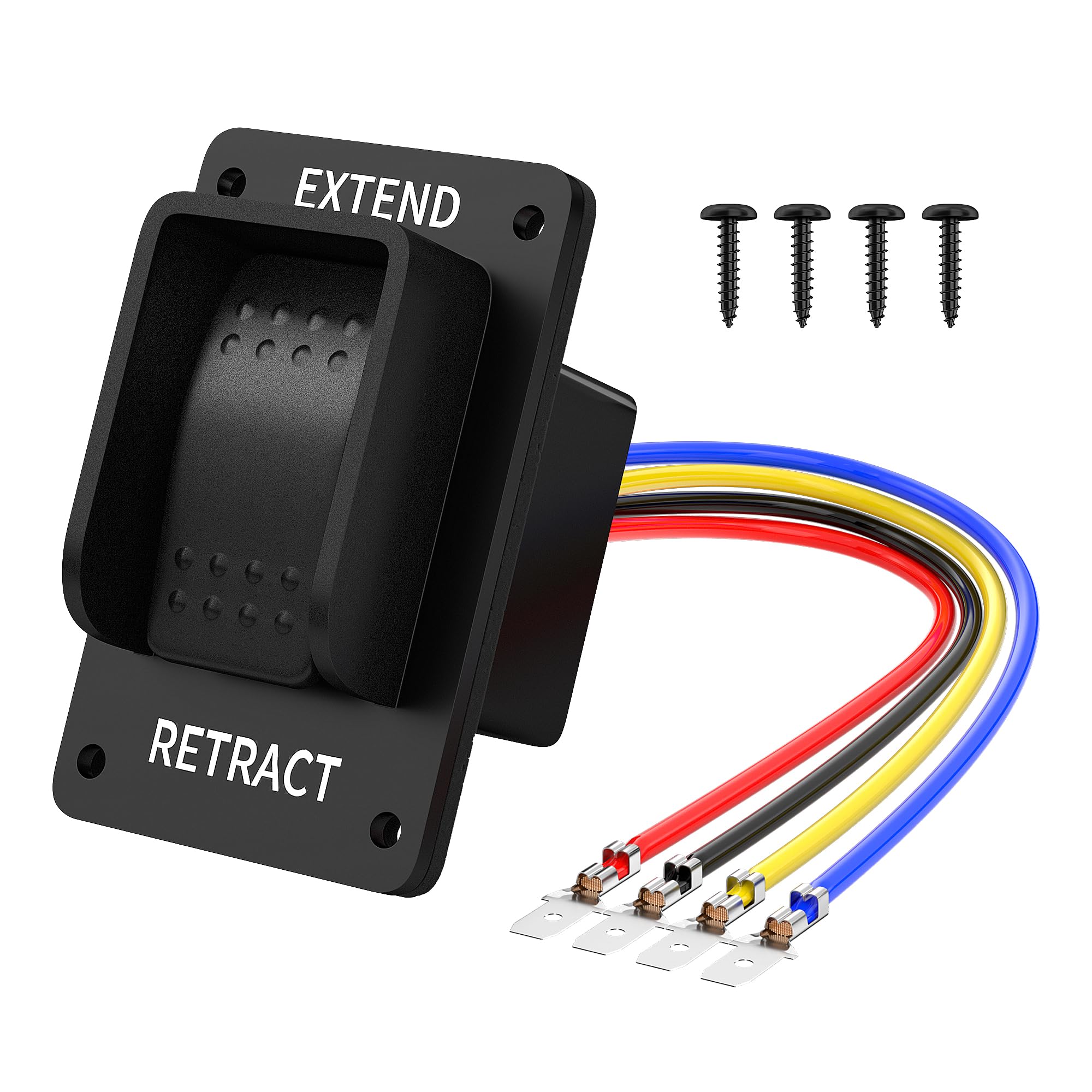 Joinfworld Reverse Polarity Switch 12V 3 Way Momentary Rocker Switch ...