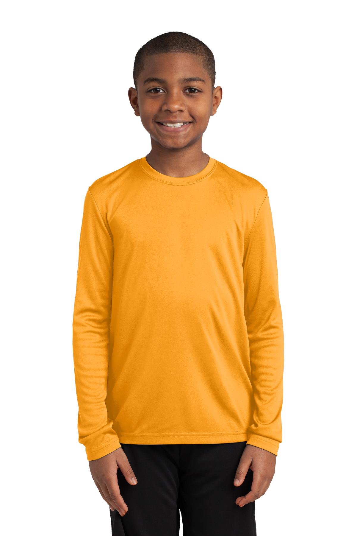 SPORT-TEK Boys' Long Sleeve PosiCharge Competitor