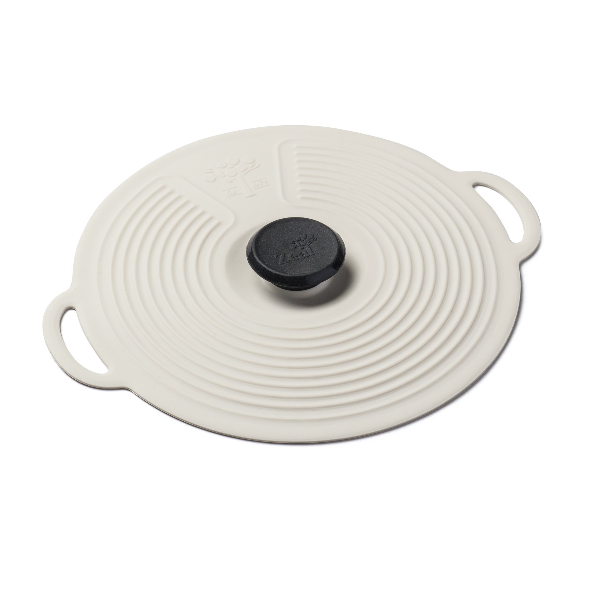 Zeal Silicone Keep Fresh Storage Airtight Seal Lid Reusable Eco-Friendly Classic Design Cream (15cm, 6")