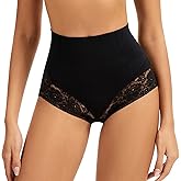 WOWENY Tummy Control Shapewear for Women Seamless Shaping Underwear Body Shaper Panties Lace Compression Briefs Girdle Panty