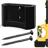Leaf Blower Wall Mount for DEWALT 60V Flexvolt DCBL722 Blower,Leaf Blower Attachments Tool Holder (Black with Screws Included)
