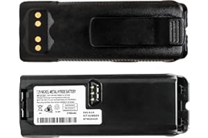 Teseko NTN8923/AR NTN8294/A/AR/B/BR Two-Way Radio Battery 2100mAh Ni-MH 7.2V Battery Compatible for Motorola XTS3000 XTS3500 XTS4250 XTS5000 XTS4250 RNN4006 MTP-200 MTP-300 with Belt Clip