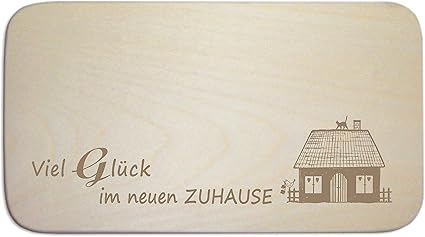 Fruhstucksbrettchen Viel Gluck Im Neuen Zuhause Mit Motiv