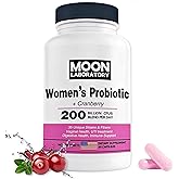 Women's Probiotic & Prebiotic, 200 Billion CFUs, 35 Unique Strains & Fibers. PH balance, Vaginal Health, UTI treatment, Digestione support, Immune boost. With Cranberry & D-Mannose. 60 Capsules