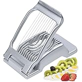 thumbnail image 2 of Stainless Steel Egg Slicer - Heavy Duty Wire Cutter For Eggs & Soft Foods 2 of 14