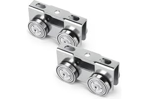 FEOTVO Trolley Assembly,Upgraded Load and Stable 4 Wheel Light Duty for Use with All 1-5/8" or Taller Strut Channel(Pack of 2)…