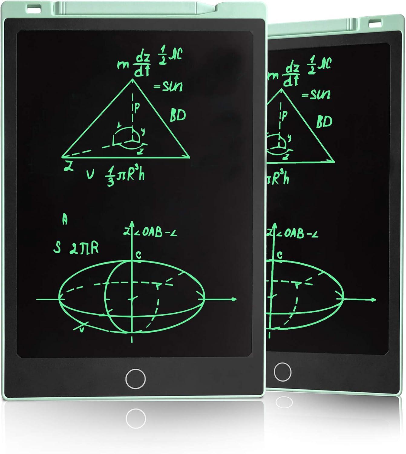 JONZOO LCD Writing Tablet 11 inches Erasable Handwriting Drawing Pad Electronic Notepad Doodle Board with Magnets Gift for Kids Adults at Home School Office (Green)