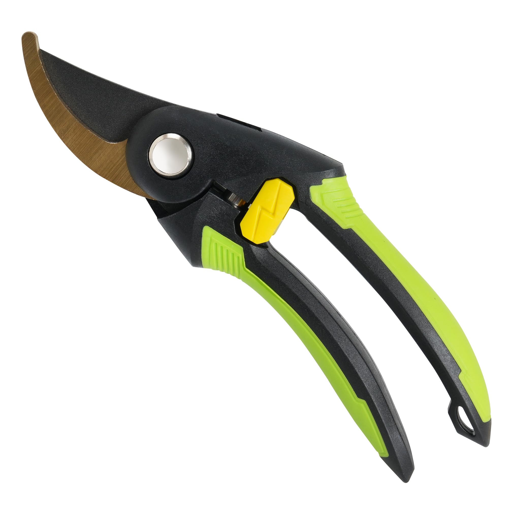 Bypass Pruners Garden Pruning Shears Hand Pruners Garden Clippers Tree Trimmers Bypass Secateurs with SK-5 Steel Blade and Locking Mechanism for Branches Stems and Flowers