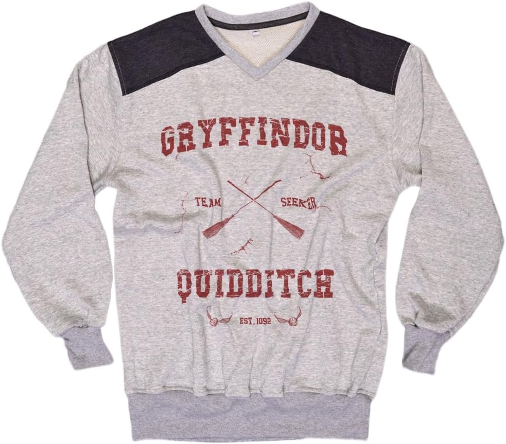 Harry Potter Sweatshirt Harry Potter Sweater Gryffindor Quidditch Sweater Everytees Sweatshirt Womens Sweater Gift for Women Small