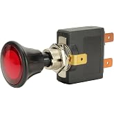 Fastronix 50A Push/Pull Switch with Red LED Indicator