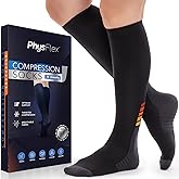 Compression Socks for Women & Men (20-30 mmHg) Support for Flying and Travel, Nurses, Sports and Everyday Wear