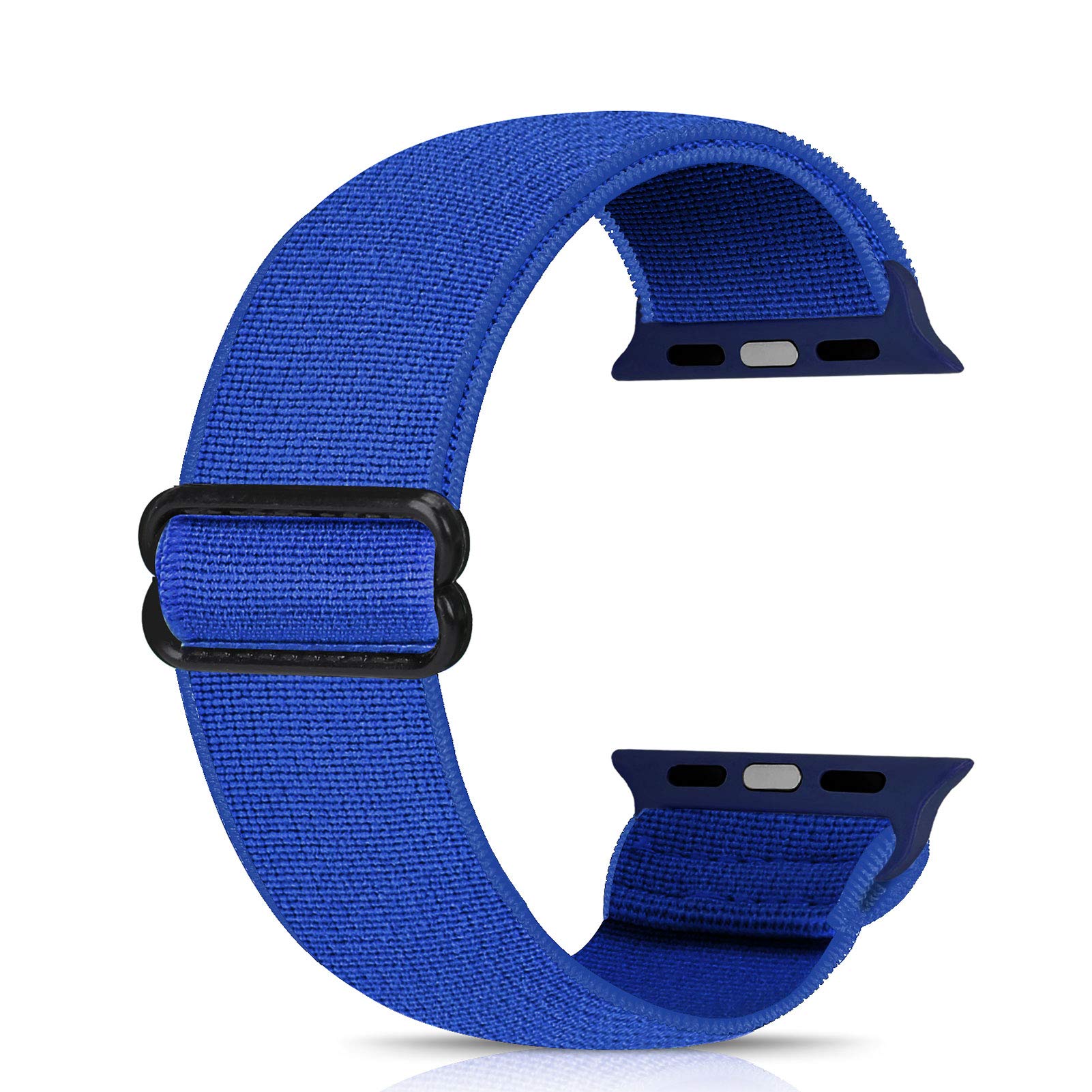 Ecogbd Elastic Replacement Strap Compatible with Apple Watch Strap 38mm 40mm 41mm 42mm 44mm 45mm 49mm, Soft Fabric Nylon Strap for iWatch Series 9,8,7,6,5,4,3,2,1,SE Women Men