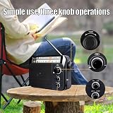Retekess TR604 Portable Radio FM AM with Large Dial and Speaker view 2