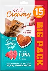 Catit Creamy Tuna Lickable Cat Treats Grain Free 15 x 10g Multipack