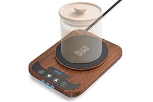 caokaasm Sourdough Starter Warmer-1°F Adjustable Temperature Control (70-100°F) with 12H Timer & Auto Shutoff,°C/°F Display,H