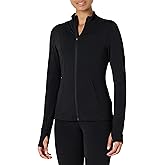 Amazon Essentials Women's Active FormFlex Buttery Soft Slim Fit Quarter Zip Long Sleeve Pullover Jacket, Moisture Wicking
