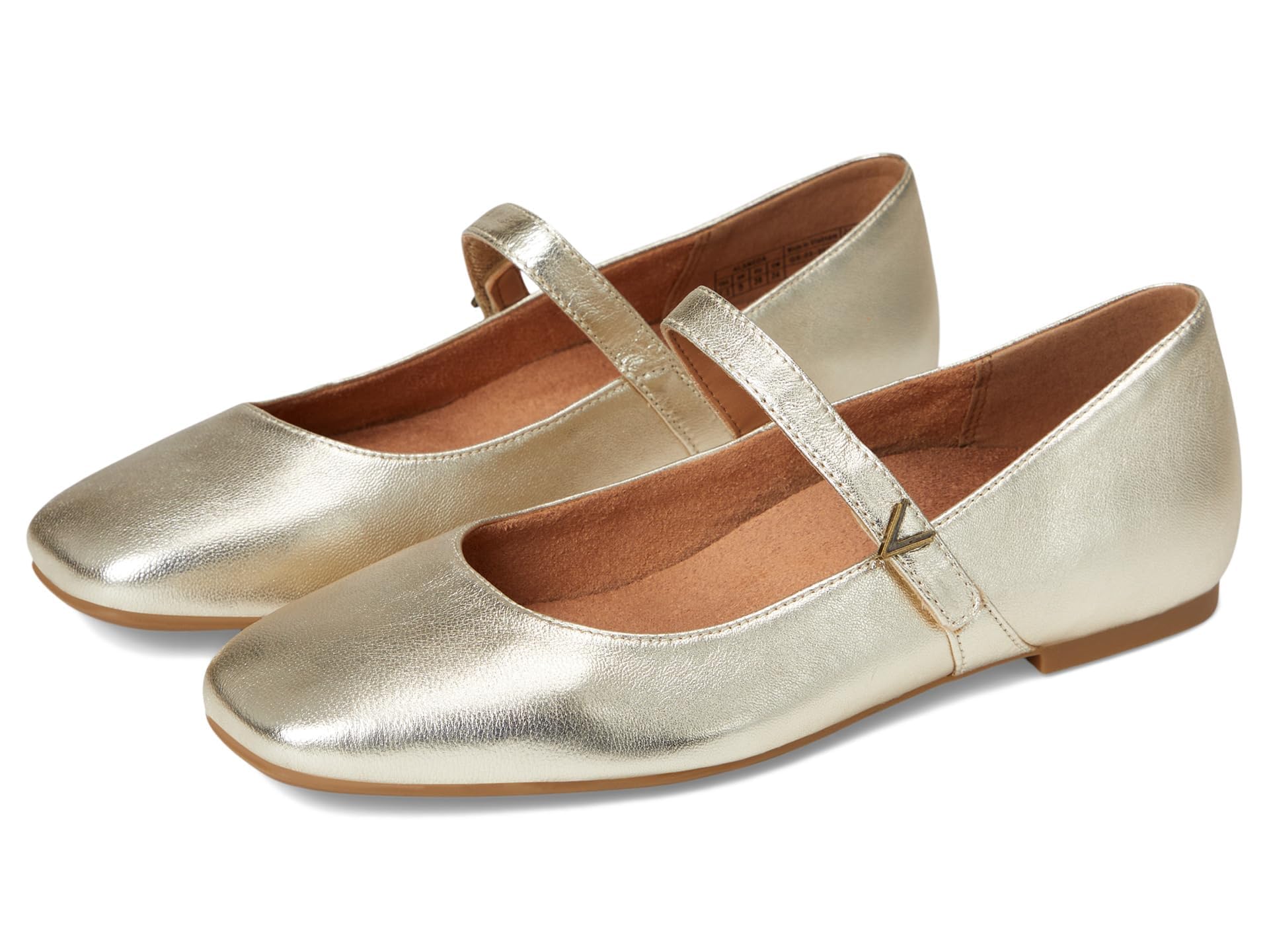 Vionic Women’s Alameda Gold Leather 8.5 Medium