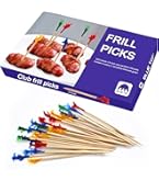 BLUE TOP 450-Piece Cocktail Party Set - 400 Frill Toothpicks & 50 Umbrella Drink Straws