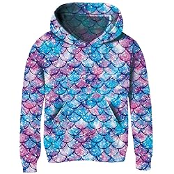 uideazone Teen Girls Hooded Sweatshirt Size 11 10t