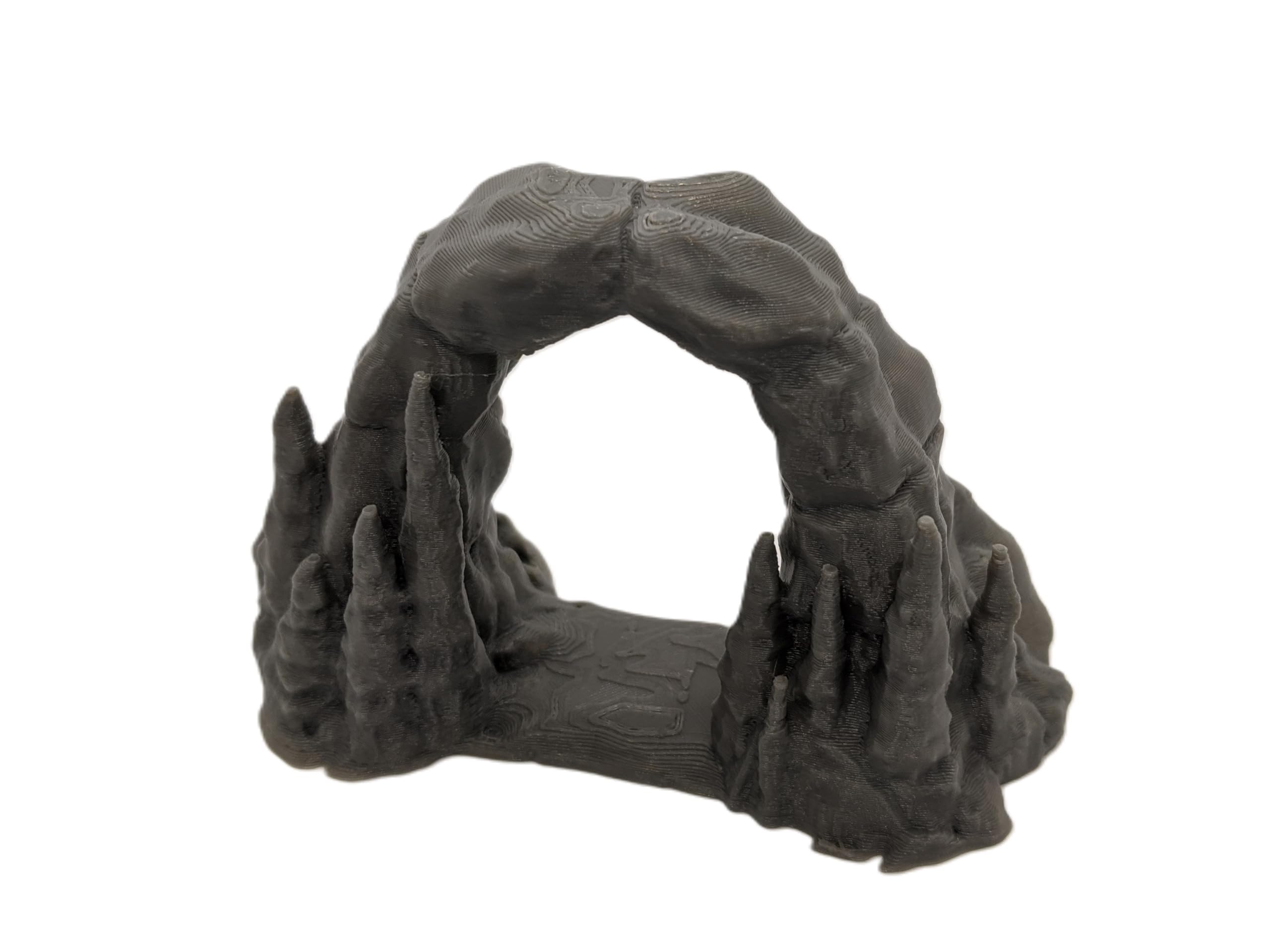 Cave Entrance Model | 28mm 1/56 Scale Miniature | RPG Tabletop Figure Landscape Modelling Wargaming Fantasy Diorama Wargames Model Scenery Terrain Scatter Roleplaying 3d Printed Paintable