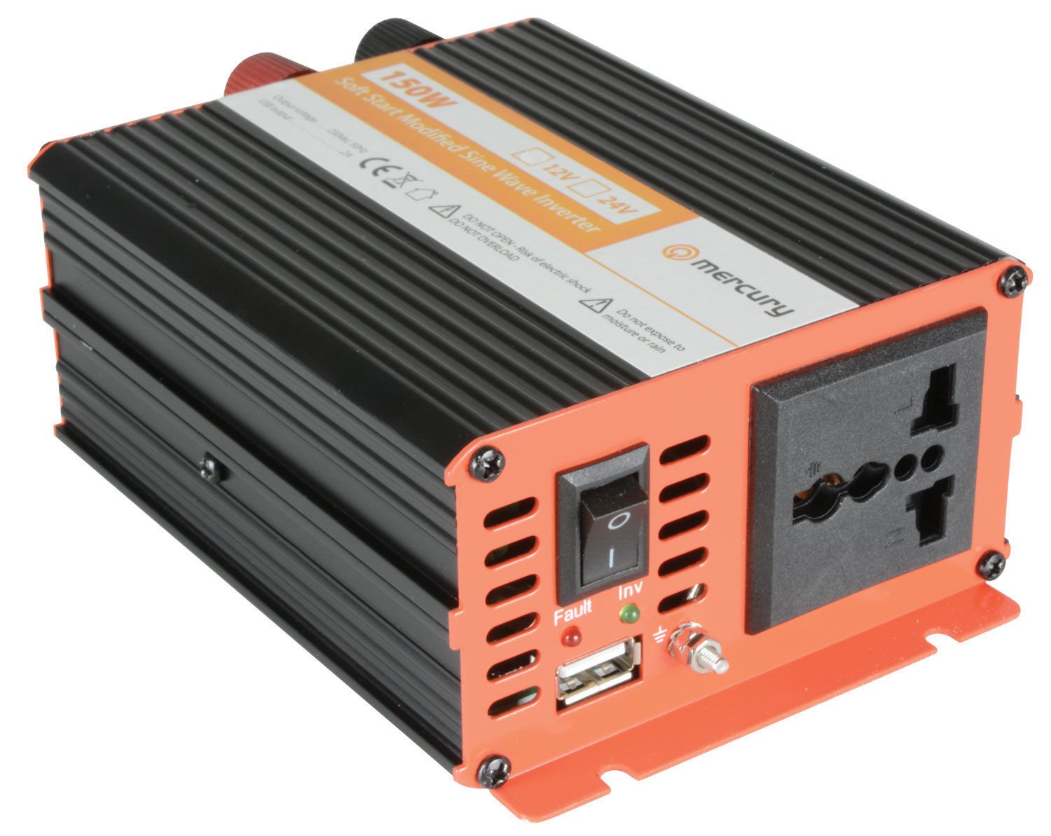 Mercury | Modified Sine Wave Inverter | 12Vdc - 300W