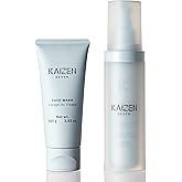 Kaizen Seven 2-Step Set for Men | Made in Japan | Face Wash 100ML and Light Moisturizer 120ML