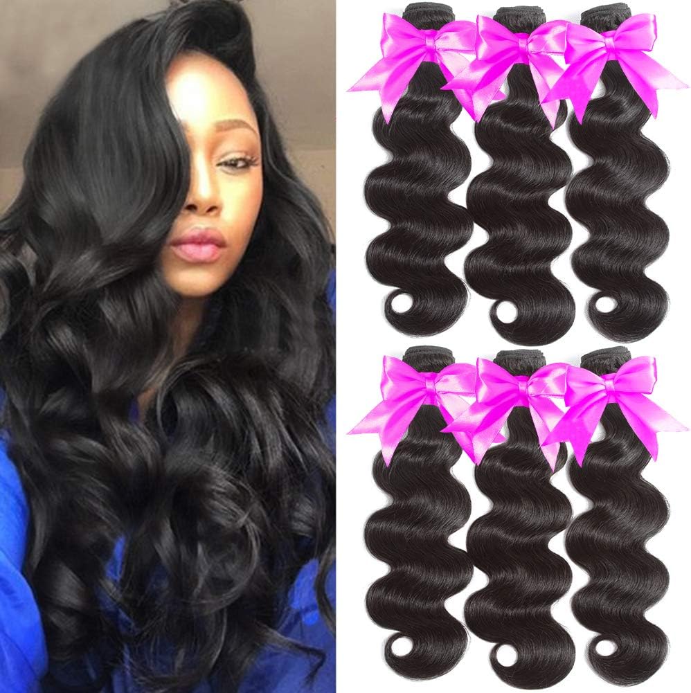 Flady 10A Brazilian Virgin Hair Body Wave 3 Bundles 100% Unprocessed Virgin Hair Human Hair Weave Natural Black Color 20 20 20inches















Brazilian Straight Human Hair Bundles 10A Virgin Hair Straight Bundles 100% Unprocessed Remy Straight Hair Weave 3 Bundles (20 22 24 Inch)















Bestsojoy 10A Brazilian Virgin Hair Body Wave 3 Bundles Remy Human Hair Weaves 100% Unprocessed Brazilian Body Wave Hair Extensions Natural Color (12 14 16)















Sayas Hair Brazilian Body Wave Bundles Hair Weave Human Hair Bundles Brazilian Virgin Hair Bundle Deals 100g(3.5oz)/Bundle (14 16 18) Inch Total 300g/10.5oz















Gabrielle Weave Hair (16" 18" 20") Body Wave Brazilian Hair 3 Bundles 100% Unprocessed Virgin Brazilian Human Hair Body Wavy Hair Bundles Extensions Natural Color Hair Brazilian