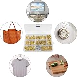 NORTHERN BROTHERS 250 Pcs Picture Hooks Hanging Kit Heavy Duty with Wire Nails view 3